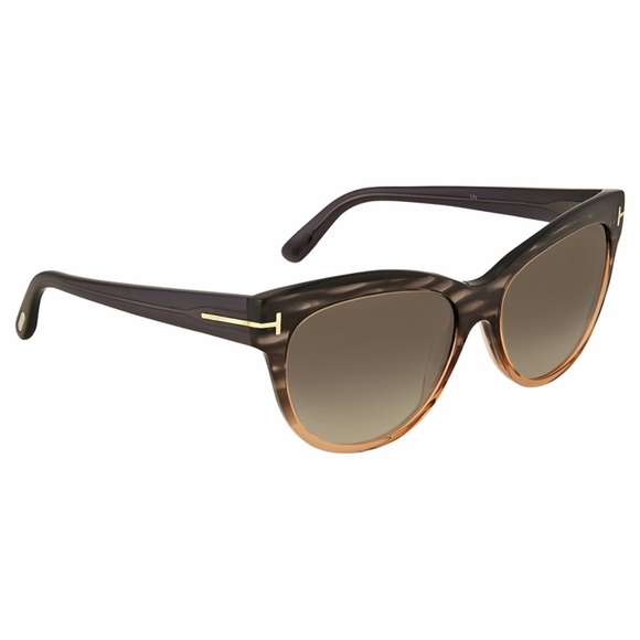 Tom Ford Accessories - New TOM FORD Cat Eye Brow Grey Sunglasses